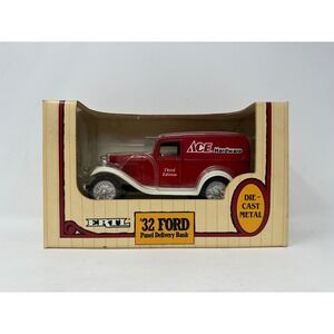 ERTL 1932 Ford Panel Delivery Bank Ace Hardware 1/25 Die-Cast 1991 3rd Ed 96900